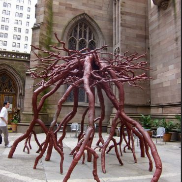 Root sculpture by Steven Tobin